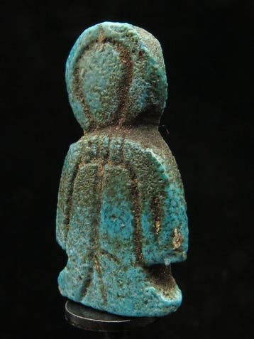 Oud-Egyptisch Faience Tyet/Tit amuleet (1x) - 3.1 cm (Zonder