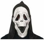 Zwart Witte Halloween Masker Spook, Verzenden