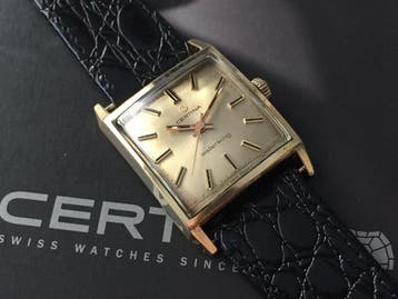 Certina - Waterking Square Gold Plated 18k - Sans prix de, Nieuw