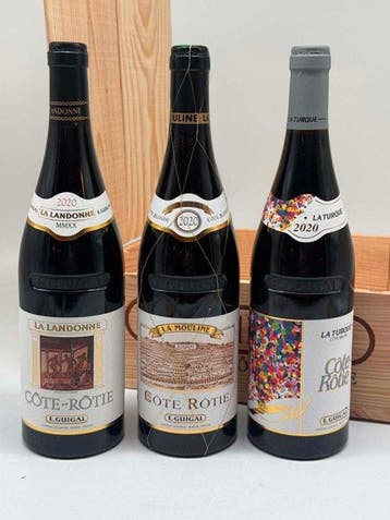 2020 E. Guigal Cote Rotie; La Turque, La Landonne & La