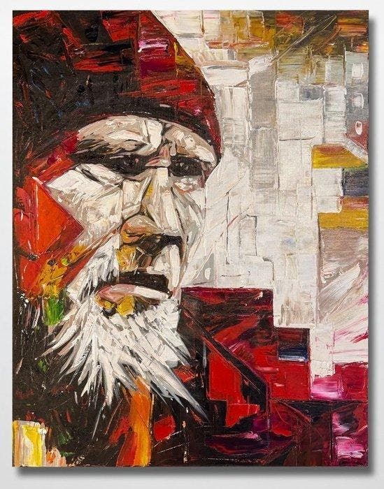 Nguyen Robert (1958) - Regard d’Ombre 90 70 cm, Antiek en Kunst, Kunst | Schilderijen | Modern