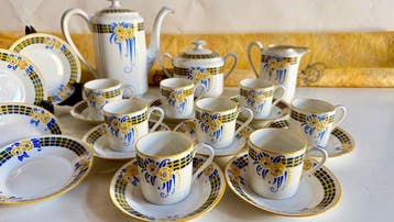 Legrand, Limoges - Frederic Legrand - Koffieservies (20) -
