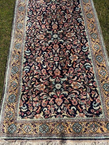 Turkije Kayseri Zijden Loper - Tapijt - 310 cm - 95 cm, Nieuw
