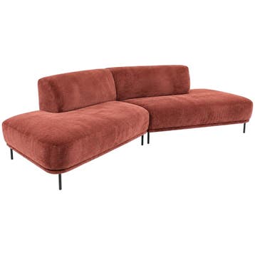 Trapezevormige Bank, Huis en Inrichting, 250 tot 300 cm, Verzenden, 75 tot 100 cm, Zo goed als nieuw