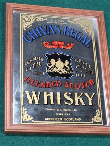 POS (reclameobject voor verkooppunt) (2) - Chivas regal /
