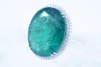Zonder minimumprijs - Ring Platina - 26.30ct. tw. Smaragd -, Nieuw