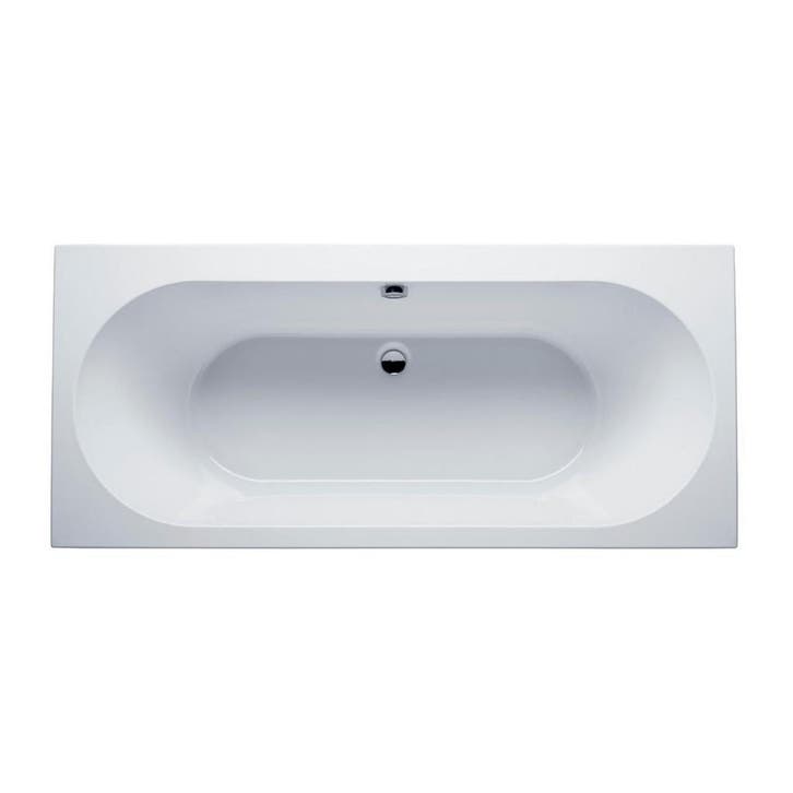 Ligbad Duo Wiesbaden Portus Inbouw 180x80x50 cm Wit, Doe-het-zelf en Bouw, Sanitair, Bad, Nieuw, Ophalen of Verzenden