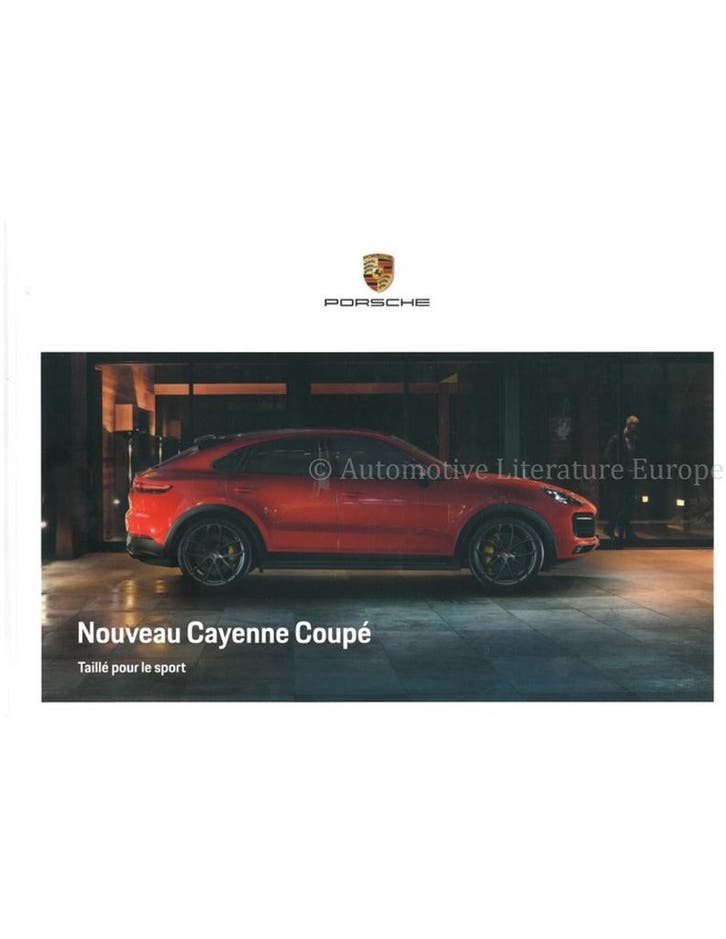 2020 PORSCHE CAYENNE COUPE HARDCOVER BROCHURE FRANS, Boeken, Auto's | Folders en Tijdschriften