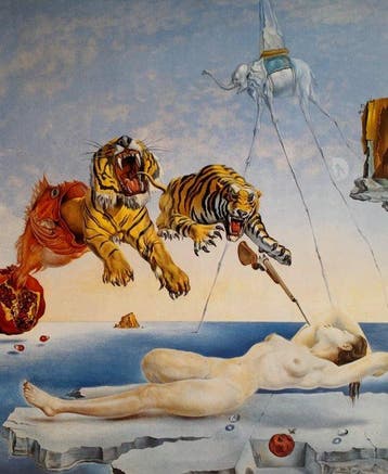 Salvador Dali (1904-1989) - (after) - Dream ... - Artprint, Antiek en Kunst