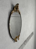 Spiegel - Brons - Chique halspiegel, Antiek en Kunst
