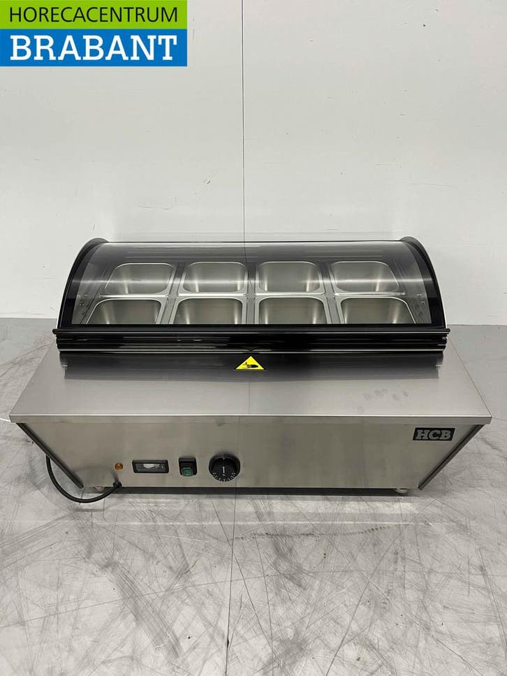 Vitrine chaude en acier inoxydable 67 litres 76,5 cm 230V, Articles professionnels, Horeca | Équipement de cuisine, Envoi