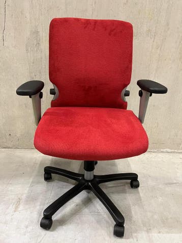 Haworth Comforto 77 - Ergonomische Bureaustoel - Refurbished, Verzenden, Zo goed als nieuw, Bureaustoel, Rood