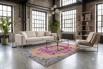 Vintage Usak - Tapis - 240 cm - 125 cm - avec certificat, Nieuw