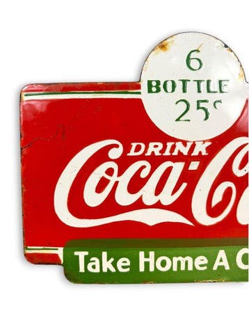 Coca-Cola - Emaille plaat - Emaille