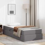 vidaXL Opslag bed met matras met matras met opslag 2 pcs, Verzenden
