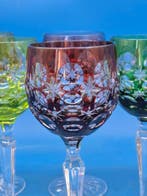 Villeroy & Boch – Weingläser – Bleikristall, farbig, 6er Set, Antiek en Kunst