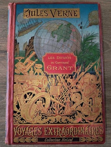 Jules Verne - Les Enfants du Capitaine Grant - 1897, Antiquités & Art