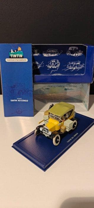 1:43 - Modelauto (5) - Kuifje collectie autos - Atlas