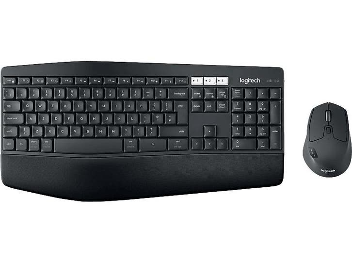 Logitech - Draadloos toetsenbord + muis - Azerty - Zwart, Computers en Software, Toetsenborden, Draadloos, Azerty, Nieuw, Verzenden