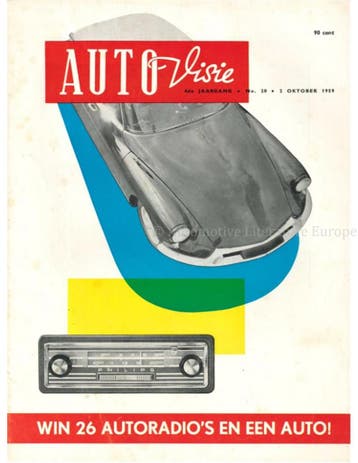 1959 AUTOVISIE MAGAZINE 20 NEDERLANDS, Nieuw