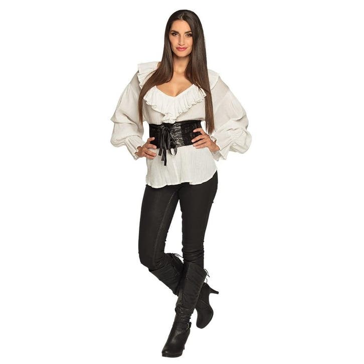 Corset Dames Zwart M/L, Hobby en Vrije tijd, Feestartikelen, Nieuw, Verzenden