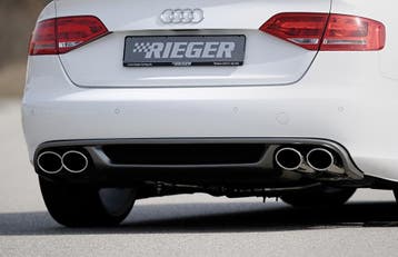 Rieger Einddemper geschikt voor Audi A4 4-cilinder Ø55mm ver, Auto-onderdelen, Verzenden, Nieuw, Audi