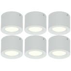LED Downlight 6 Pack - Opbouw Rond Hoog 5W LED Lamp Natuurli, Verzenden
