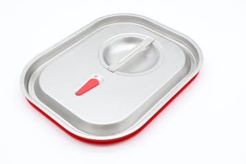 Couvercle gastronorm - 1/2 GN - acier inoxydable - joint, Verzenden, Transport et Stockage