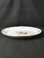 Meissen - Rosa rossa - Piatto ovale - L.42cm - 1.Wahl - XX