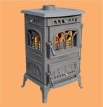 Betaalbare houtkachels,houtkachel, CV, pellet en tegelkachel, Nieuw, Hout, Vrijstaand