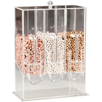 Ontbijtgranendispenser | Kunststof | 3x 1.5L |, Verzenden, Nieuw in verpakking