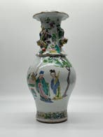 Vaas - Porselein - China - Qing Dynastie (1644-1911) (Zonder, Antiek en Kunst