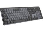 Logitech -  Draadloos Toetsenbord Mx Mechanical Azerty Grijs, Verzenden, Nieuw, Draadloos, Logitech