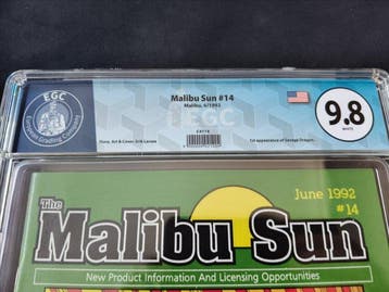 Malibu Sun #14 - EGC 9.8 - 1st appearance of Savage Dragon -, Nieuw