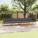 vidaXL 5 Stuk Tuinpallet Sofa Eenheden Massief Acacia Hout, Verzenden