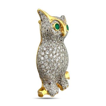 Broche - 14 karaat Geel goud, Exclusieve Franse 14K geelgoud