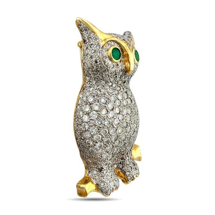 Broche - 14 karaat Geel goud, Exclusieve Franse 14K geelgoud, Bijoux, Sacs & Beauté, Bijoux anciens