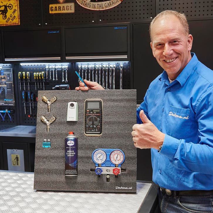 Datona Schuimmat voor gereedschapswagen gelaagd met mesje -, Bricolage & Construction, Boîtes à outils, Enlèvement ou Envoi