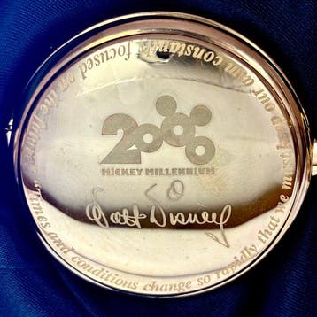 Seiko - SEIKO Disney 2000 Mickey Millennium Limited Pocket, Nieuw