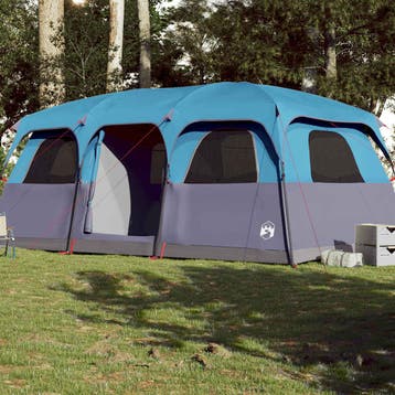 vidaXL Gezinstent 10-persoons waterdicht blauw, Verzenden