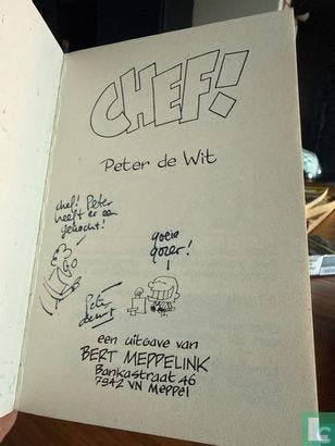 Frits [De Wit] - Chef! - 1984, Eén stripboek, Verzenden, Gelezen, Wit, Peter de.