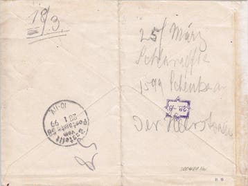 Colonies allemandes - Samoa 1898 - 1898 Samoa, paire, Gestempeld
