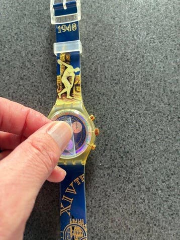 Olympische Spelen - Swatch London 1948 horloge + chronograaf