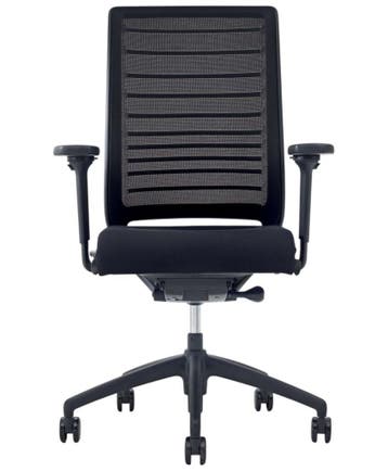 Voorraad Refurbished Interstuhl HERO 172H Bureaustoel, Verzenden, Zwart, Zo goed als nieuw, Bureaustoel