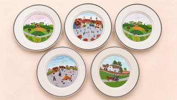 Villeroy & Boch - 5 Assiettes décoratives « Design Naïf » -