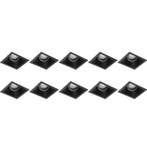 Pragmi Zano Pro Spot Armatuur 10 Pack - Kantelbare GU10 Fitt, Verzenden, Nieuw