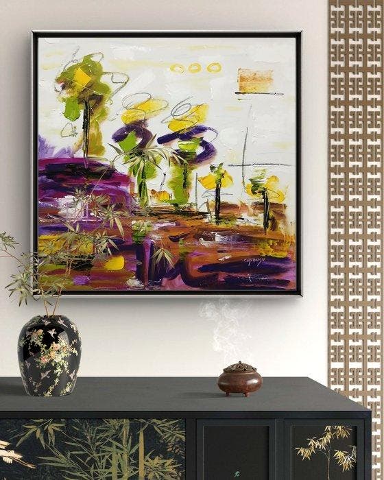Cardusu - MAS FELIZ - NO RESERVE -, Antiek en Kunst, Kunst | Schilderijen | Modern