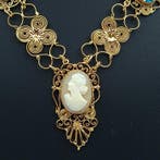 Sans prix de réserve - Collier Argent, Plaqué or - 72.00ct.