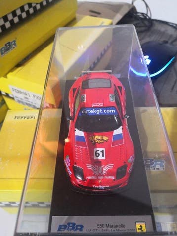 BBR 1:43 - Voiture de sport miniature - Ferrari 550