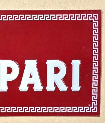 Bitter Campari - Reclamebord - Metaal